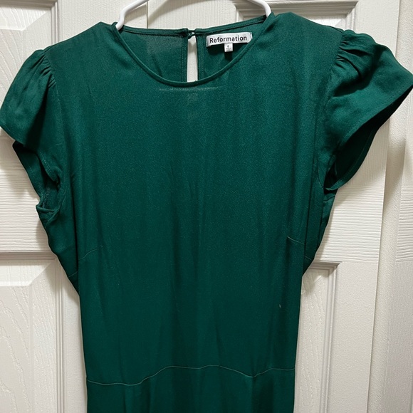 Reformation Forrest Color Dress Size 4 - Picture 4 of 5